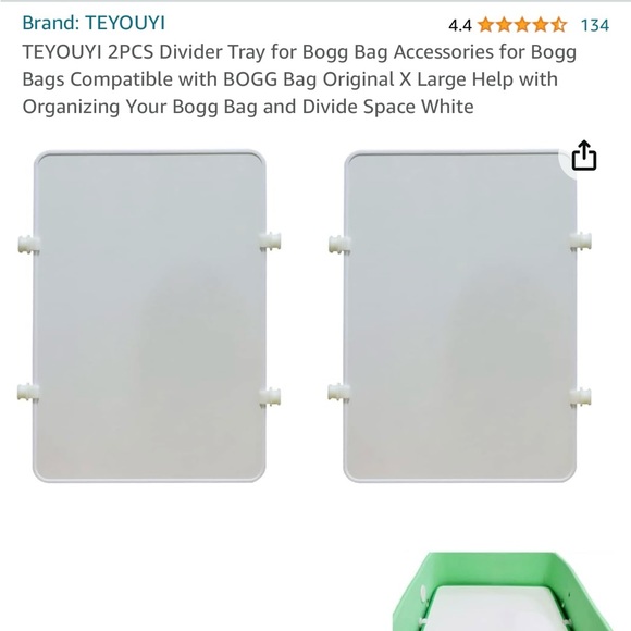 Bogg Bag 2PCS Divider Tray made by Teyouyi for BOGG Bag Original X Large - Picture 2 of 7